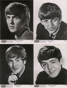 Lot #2064  Beatles Group of (4) NEMPIX Promotional Photographs - Image 1