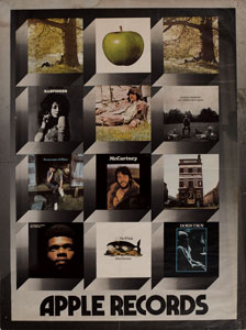 Lot #2061  Beatles 1970s Apple Records Promotional Poster
