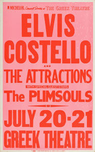 Lot #2410 Elvis Costello Poster - Image 1