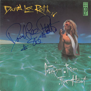 Lot #2480  Van Halen: David Lee Roth Signed Album - Image 1