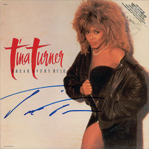 Lot #2475 Tina Turner Signed Album