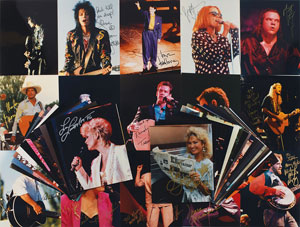 Lot #2783  Musicians Group of (48) Signed Photos