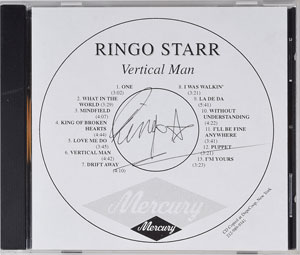 Lot #2077 Ringo Starr Signed CD