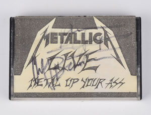 Lot #2623  Metallica Signed Demo