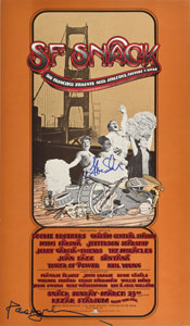 Lot #2284  Jefferson Airplane: Slick and Kantner Signed Poster - Image 1