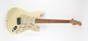 Lot #2824  Maroon 5 Signed Guitar - Image 1