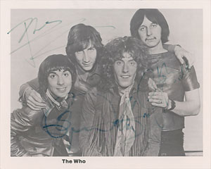 Lot #2260 The Who Group of (3) Signed Items - Image 3