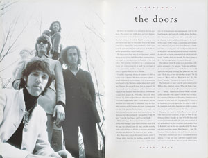 Lot #2140 1993 Rock and Roll Hall of Fame Program and CD Featuring The Doors - Image 1