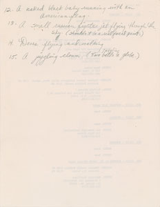 Lot #2706  Prince Handwritten Album Art Notes - Image 2