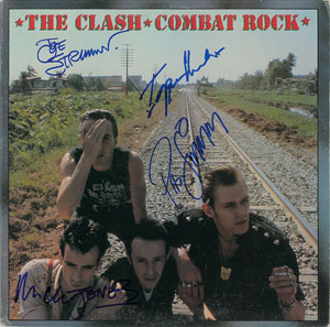 Lot #2603 The Clash Signed Album - Image 1
