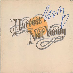 Lot #2486 Neil Young Signed Album