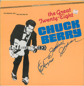Lot #2223 Chuck Berry and Johnnie Johnson Signed