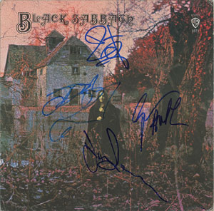 Lot #2402  Black Sabbath Signed Album