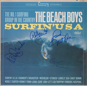 Lot #2263 The Beach Boys Signed Album - Image 1