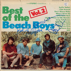 Lot #2264 The Beach Boys Signed Album