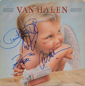 Lot #2386  Van Halen Signed Album