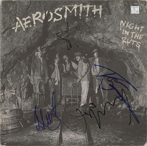 Lot #2392  Aerosmith Signed Album - Image 1