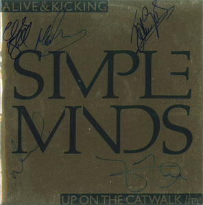 Lot #2674  Simple Minds Signed Album