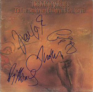 Lot #2292 The Moody Blues Signed Album