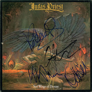 Lot #2663  Judas Priest Signed Album - Image 1