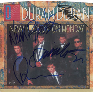 Lot #2650  Duran Duran Signed 45 RPM Record - Image 1