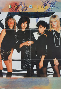Lot #2639  Bangles Signed 45 RPM Record - Image 1