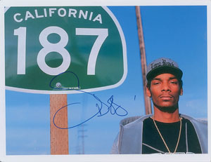 Lot #2827  Snoop Dogg Signed Photograph - Image 1