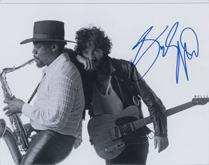 Lot #2380 Bruce Springsteen Signed Photograph