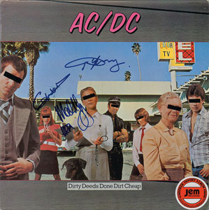 Lot #2389  AC/DC Group of (4) Signed Albums - Image 4