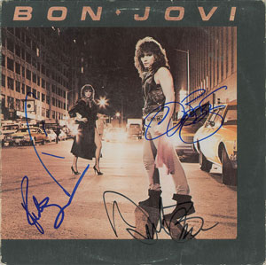 Lot #2643  Bon Jovi Signed Album