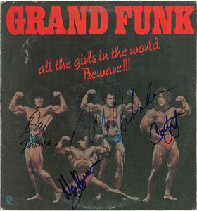 Lot #2421  Grand Funk Railroad Signed Album - Image 1