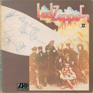 Lot #2141  Led Zeppelin Signed Album