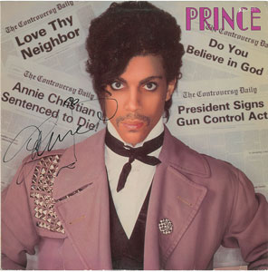 Lot #2729  Prince Signed Album