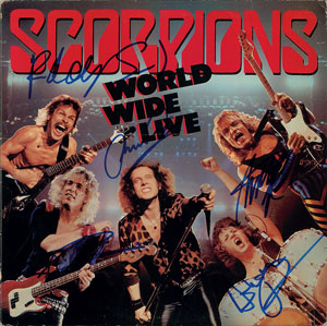 Lot #2462  Scorpions Signed Album