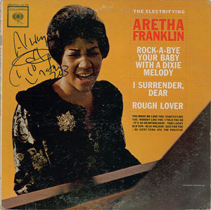 Lot #2274 Aretha Franklin Signed Album - Image 1