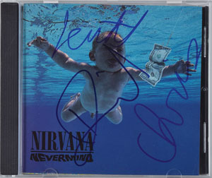 Lot #2778  Nirvana Signed CD - Image 1