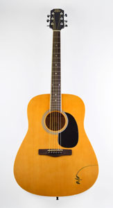 Lot #2179 Willie Nelson Signed Guitar - Image 1
