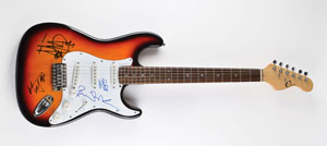 Lot #2115  Rolling Stones Signed Guitar