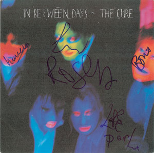 Lot #2646 The Cure Signed 45 RPM Record