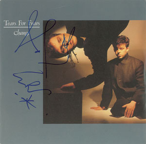 Lot #2678  Tears for Fears Signed 45 RPM Record - Image 1