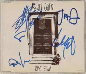 Lot #2787  Pearl Jam Signed CD