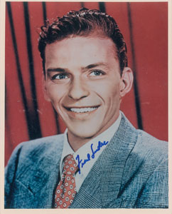 Lot #2192 Frank Sinatra Signed Photograph
