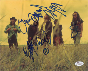 Lot #2788  Pearl Jam Signed Photograph - Image 1
