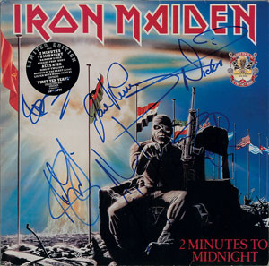 Lot #2661  Iron Maiden Signed Album