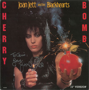 Lot #2432 Joan Jett Pair of Signed Albums