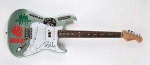 Lot #2782  Green Day: Billie Joe Armstrong
Signed Guitar - Image 1