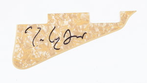 Lot #2649  Dire Straits: Mark Knopfler Signed Pickguard - Image 1