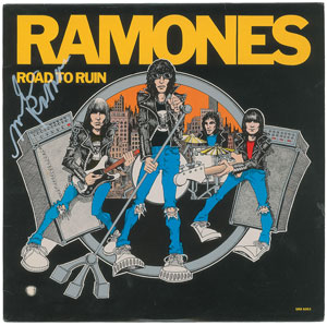 Lot #2582 Marky Ramone Group of (4) Signed Albums