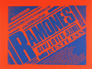 Lot #2594  Ramones London 1985 Poster - Image 1