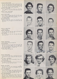 Lot #2229 Buddy Holly 1955 Yearbook